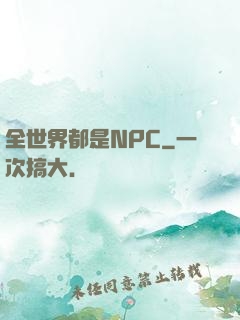 全世界都是NPC