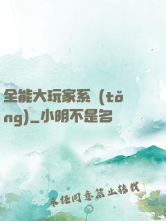 全能大玩家系統(tǒng)