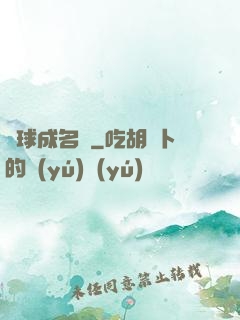 兩球成名記