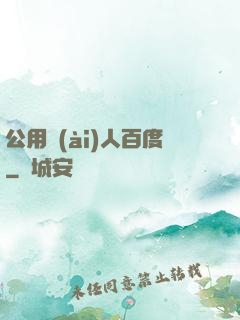 公用愛(ài)人百度