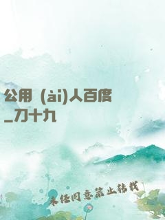 公用愛(ài)人百度
