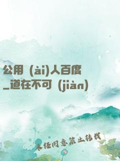 公用愛(ài)人百度