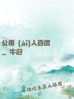 公用愛(ài)人百度