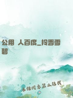 公用愛人百度