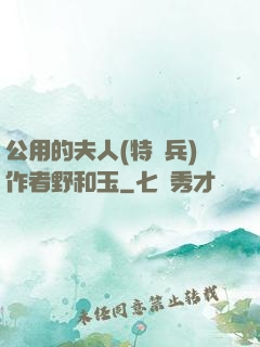 公用的夫人(特種兵)作者野和玉