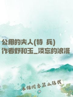 公用的夫人(特種兵)作者野和玉
