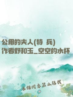 公用的夫人(特種兵)作者野和玉