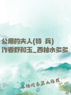 公用的夫人(特種兵)作者野和玉