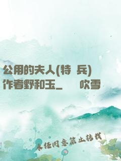 公用的夫人(特種兵)作者野和玉