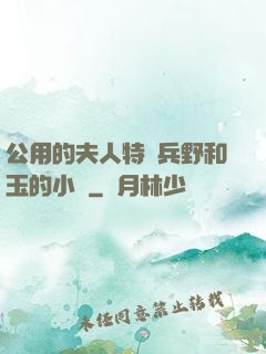 公用的夫人特種兵野和玉的小說