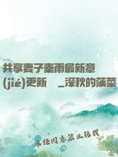 共享妻子秦雨最新章節(jié)更新時間