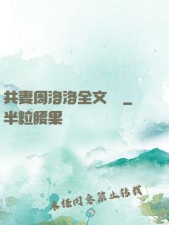 共妻周洛洛全文閱讀