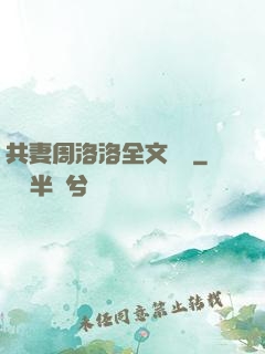 共妻周洛洛全文閱讀