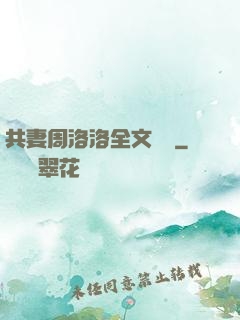 共妻周洛洛全文閱讀