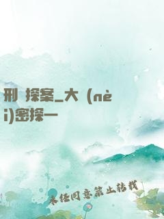 刑偵探案