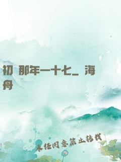 初戀那年一十七