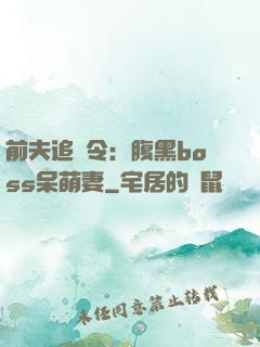 前夫追緝令：腹黑boss呆萌妻