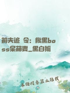 前夫追緝令：腹黑boss呆萌妻