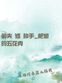 前夫離婚請放手