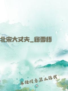 北宋大丈夫