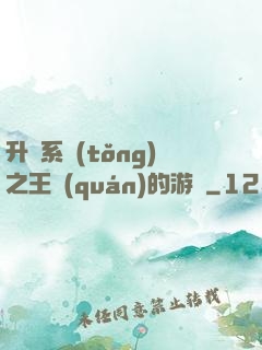 升級系統(tǒng)之王權(quán)的游戲