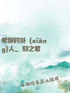 卑鄙的外鄉(xiāng)人
