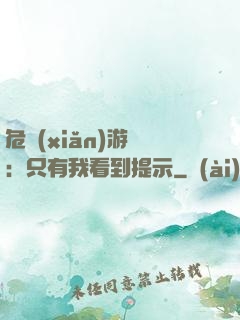 危險(xiǎn)游戲：只有我看到提示