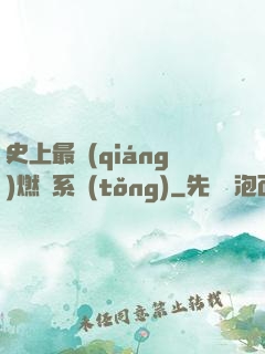 史上最強(qiáng)燃燒系統(tǒng)