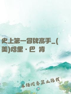 史上第一冒牌高手
