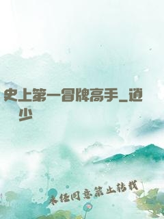 史上第一冒牌高手