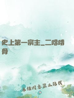 史上第一宗主