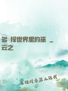 名偵探世界里的巫師