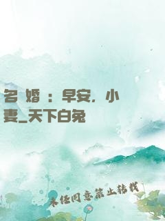 名門婚寵：早安，小鮮妻