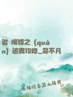 名門暖婚之權(quán)爺追妻攻略