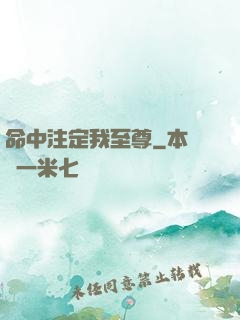 命中注定我至尊