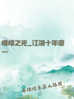 唯暗之光