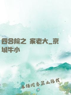 四合院之閻家老大