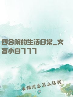 四合院的生活日常