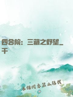 四合院：三藏之野望