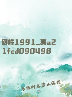 回眸1991