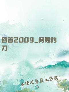 回首2009