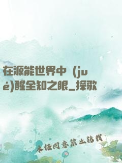 在源能世界中覺(jué)醒全知之眼