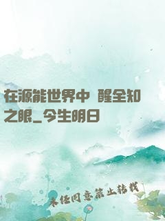 在源能世界中覺醒全知之眼