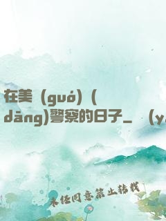 在美國(guó)當(dāng)警察的日子