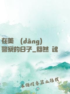 在美國當(dāng)警察的日子