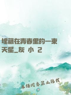 埋藏在青春里的一束滿天星