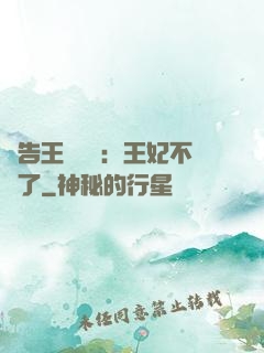 報告王爺將軍：王妃不見了