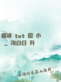 塞冰塊txt筆趣閣小說