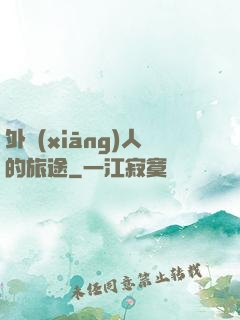 外鄉(xiāng)人的旅途