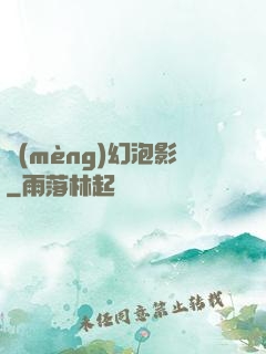 夢(mèng)幻泡影